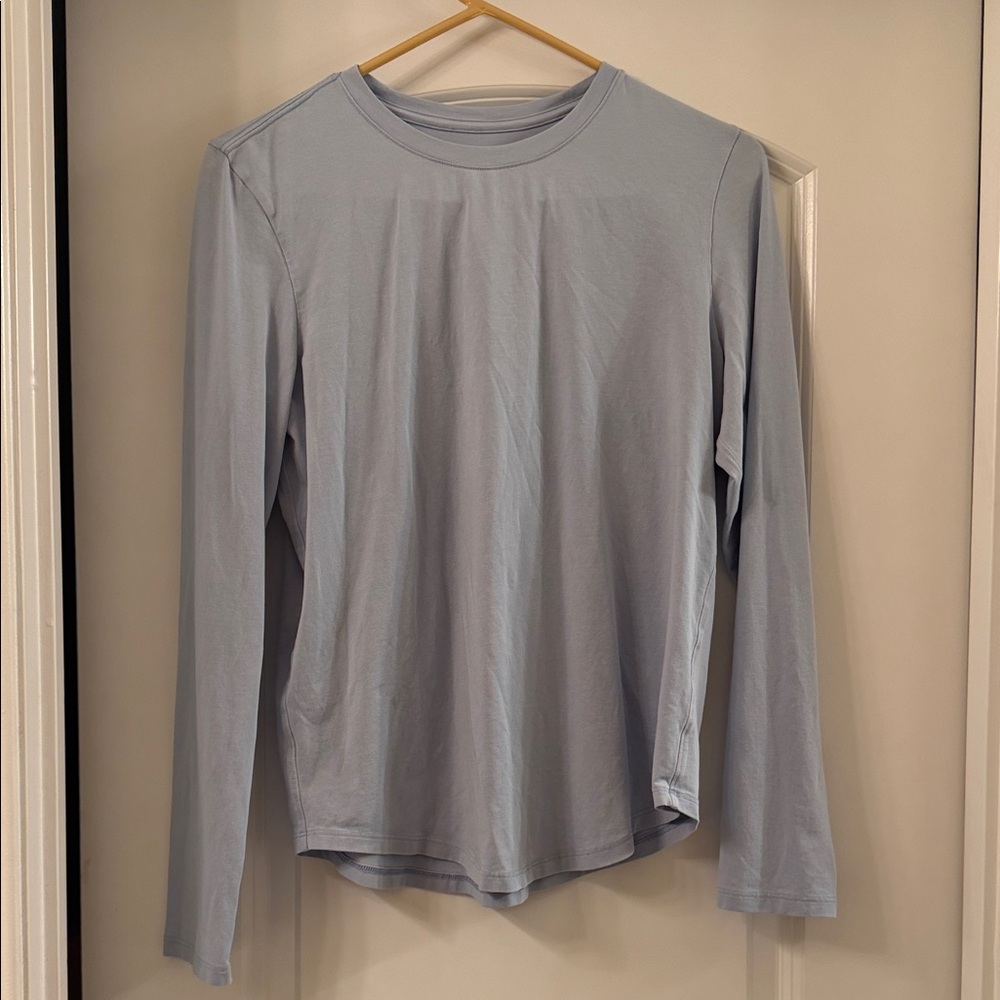Lululemon Athletica Sky Blue Long Sleeve Top